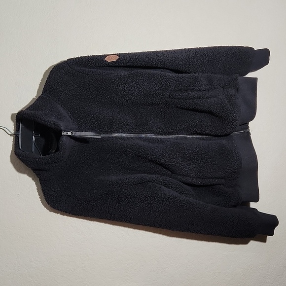 Free Country womens jacket sherpa size Large black - Picture 1 of 10